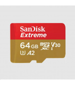 SanDisk micro SDXC karta 64GB Extreme (170 MB/s Class 10, UHS-I U3 V30) + adaptér