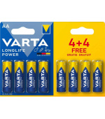 BAZAR - Varta LR6/4+4 Longlife POWER 4906 - Poškozený obal (Komplet)