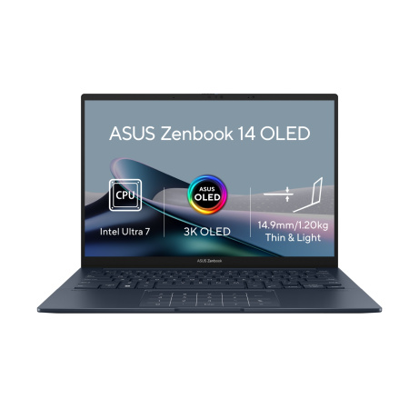 ASUS Zenbook 14 OLED/UX3405MA/U7-155H/14"/2880x1800/T/16GB/1TB SSD/Arc Xe/W11P/Blue/2R