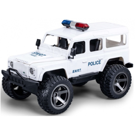 Land Rover Defender Police S.W.A.T. bílý