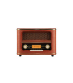 Orava RR-55 retro rádio, LCD displej, 2x2,5W, Bluetooth, výstup na sluchátka, USB, AUX vstup, FM rádio, Anténa