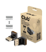 Club3D Adaptér DisplayPort na DisplayPort 1.4, 4K120Hz, 8K30Hz, 90°