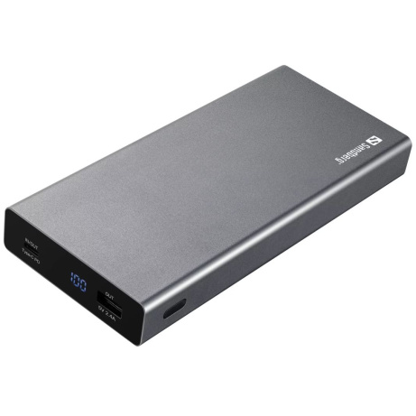 Sandberg Powerbank USB-C PD 100W, 20000 mAh, černá