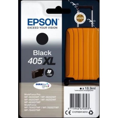 EPSON ink čer Singlepack Black 405XL Durabrite Ultra