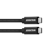 AVACOM datový a nabíjecí kabel USB Type-C - USB Type-C, 100cm, 100W E-Mark, černý