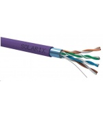 Instalační kabel Solarix FTP, Cat5E, drát, LSOH, cívka 500m SXKD-5E-FTP-LSOH