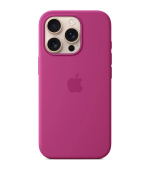 iPhone 16 Pro Silicone Case with MS - Fuchsia