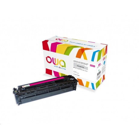 OWA Armor toner pro HP Color Laserjet Pro 200 M251, M276, 1800 Stran, CF213A, červená/magenta