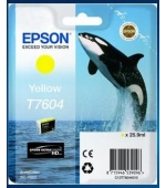 EPSON ink bar ULTRACHROME HD "Kosatka" - Yellow - T7604 (25,9 ml)