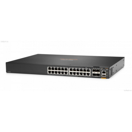 HPE Aruba Networking CX 6300F 24-port 1GbE and 4-port SFP56 Switch