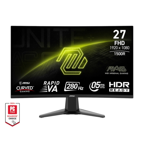 MSI MAG/276CXF/27"/VA/FHD/280Hz/0,5ms/Black/2R