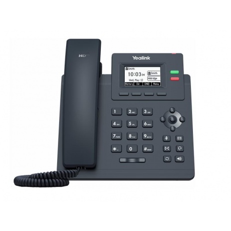 Yealink SIP-T31P SIP telefon, PoE, 2,3" 132x64 podsv. LCD, 2 x SIP úč., 100M Eth