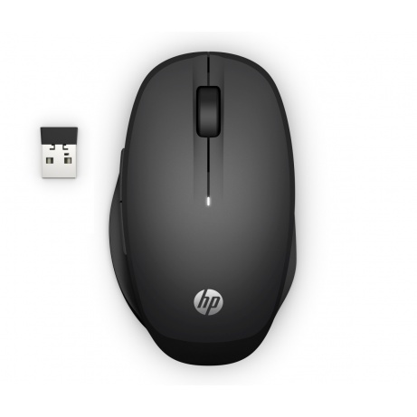 HP Dual Mode 300/Ergonomická/Optická/Bezdrátová USB/Černá