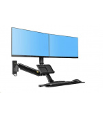 Držák na 2 monitory a klávesnici Fiber Mounts MC27-2AB