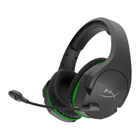 HyperX CloudX Stinger Core/Stereo/ANC/BT/Bezdrát/Šedá-zelená