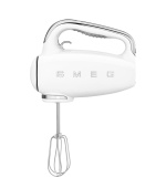 Smeg HMF01WHEU ruční mixér, 250 W, 9 programů, časovač, turbo, elektronický tempomat, bílý