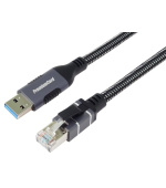 PremiumCord Ethernetový kabel USB3.2 na LAN RJ45 10/100/1000, 1m