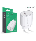 Aligator síťová nabíječka A-MAX PD 20W USB-C bílá