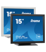 iiyama ProLite T1521MSC-B2, 38.1 cm (15''), Projected Capacitive, 10 TP, kit (USB), black