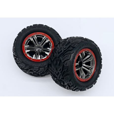 Kompletní gumy lepené pro Monster Truck Vortex 56-ZJ02- 9155, 9156- 2ks.