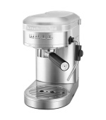 KitchenAid Artisan 5KES6503ESX kávovar pákové espresso, 1470 W, 15 bar, parní tryska, doubleshot, stříbrná