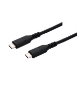 Kabel C-TECH USB 4.0, Type-C (CM/CM), PD 100W, 40Gbps, 0,5m, černý