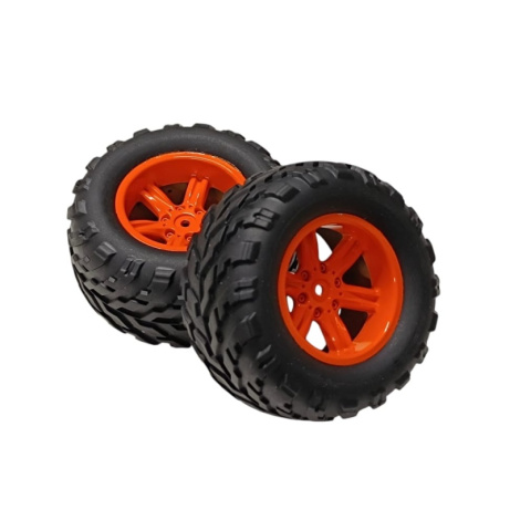 Kola pro model Dominátor Monster od RMT ( 2 ks) oranžová