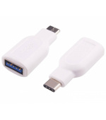 PremiumCord adaptér USB 3.1 konektor C - USB 3.0  A (M/F), OTG, bílá