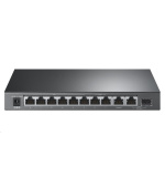 TP-Link CCTV switch TL-SG1210PP (9xGbE,1xGbE/SFP combo uplink, 1xGbE uplink, 6xPoE+,2xPoE++,123W, fanless)