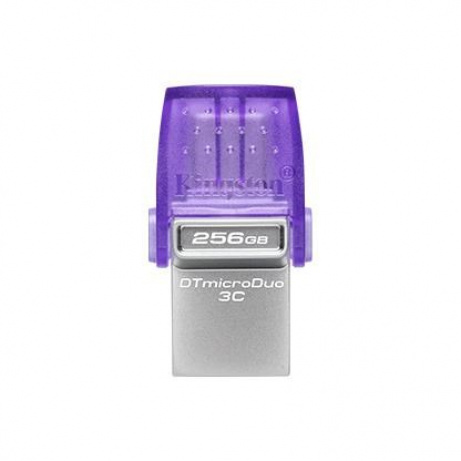 Kingston Flash Disk 256GB DataTraveler microDuo 3C 200MB/s dual USB-A + USB-C