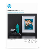 HP Premium Plus Glossy Photo Paper-20 sht/A4/210 x 297 mm, 300 g/m2, CR672A