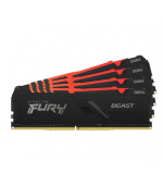 Kingston FURY Beast/DDR4/32GB/3600MHz/CL17/4x8GB/RGB/Black