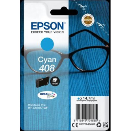 EPSON ink Cyan 408 DURABrite Ultra Ink