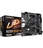 BAZAR - GIGABYTE MB Sc AM4 A520M DS3H V2, AMD A520, 4xDDR4, 1xHDMI, 1xDP, mATX - Po opravě (Bez příšlušenství)