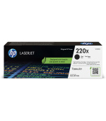 HP 220X Black Original LaserJet Toner Cartridge (7,500 pages)