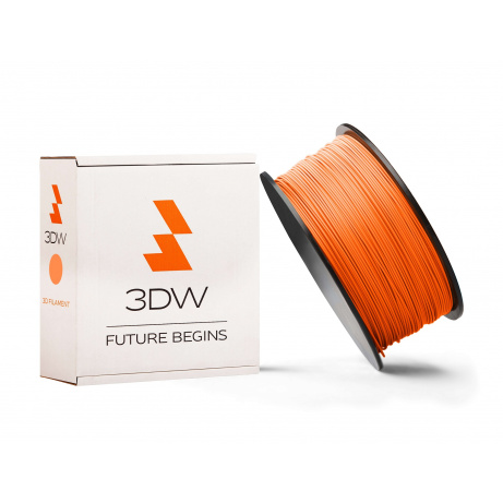 3DW - PLA filament 2,9mm oranžová, 1kg, tisk 195-225°C