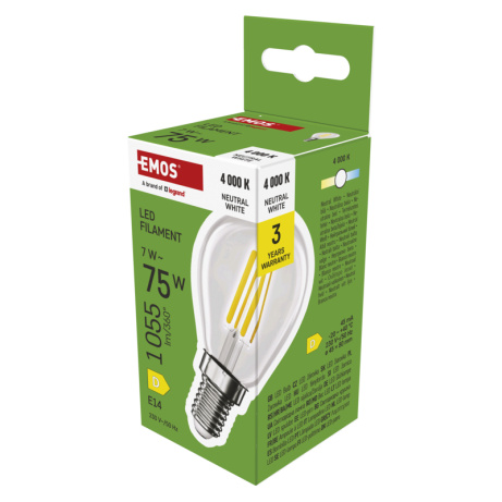 EMOS LED FLM MINI GL 7W(75W) 1055lm E14 NW