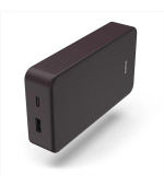 Hama Colour 20, powerbanka 20000 mAh, 3 A, výstup: USB-C, USB-A, slivková ( povidlová )