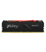 Kingston FURY Beast/DDR4/16GB/3600MHz/CL18/1x16GB/RGB/Black