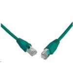 Solarix Patch kabel CAT6 SFTP PVC 0,5m zelený snag-proof C6-315GR-0,5MB