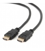 Kabel HDMI-HDMI M/M v1.4, 1m zlac. konektory, černý