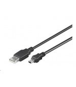 PREMIUMCORD Kabel USB 2.0 A-Mini B (5pin) propojovací 5m