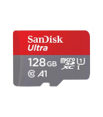 SanDisk MicroSDXC karta 128GB Ultra (120MB/s, A1 Class 10 UHS-I ) + adaptér