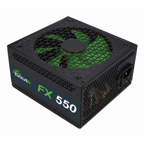 EVOLVEO FX 550 , zdroj 550W ATX, 14cm, tichý, 80+, bulk