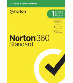 NORTON 360 STANDARD 10GB + VPN 1 uživatel pro 1 zařízení na 2 roky ESD