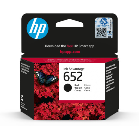 HP 652 Black Original Ink Advantage Cartridge, , F6V25AE (360 pages)