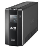 APC -BAZAR- Back UPS Pro BR 650VA, 6 Outlets, AVR, LCD Interface (390W) - předváděcí