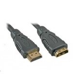 PREMIUMCORD Kabel prodlužovací HDMI - HDMI 2m, zlacené konektory