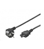 PREMIUMCORD Kabel napájecí 230V pro NTB (3pin, Schuko, trojlístek) 5m