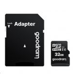 GOODRAM MicroSDHC karta 32GB M1AA, UHS-I Class 10, U1 + adaptér